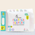 R for Rabbit Feather Baby Diapers - NB / XS (22 Pcs)