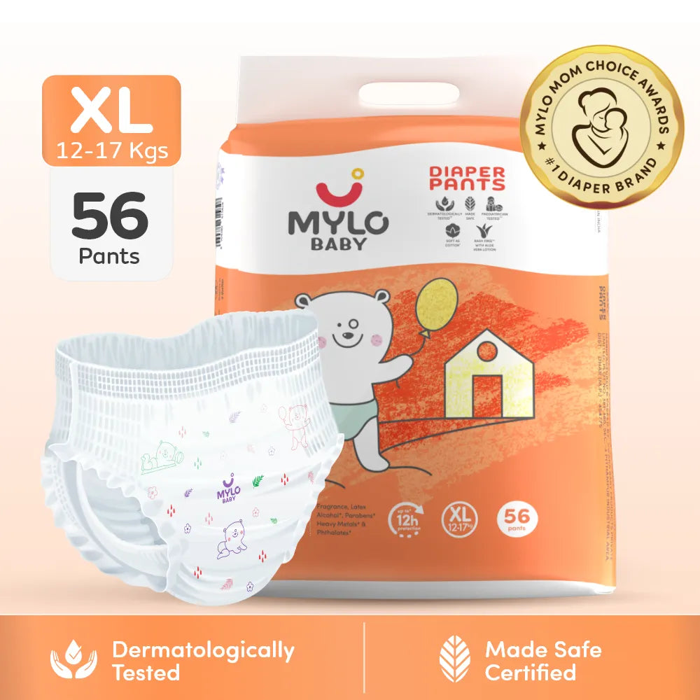Mylo Baby Diaper Pants - Extra Large (56 Pcs)