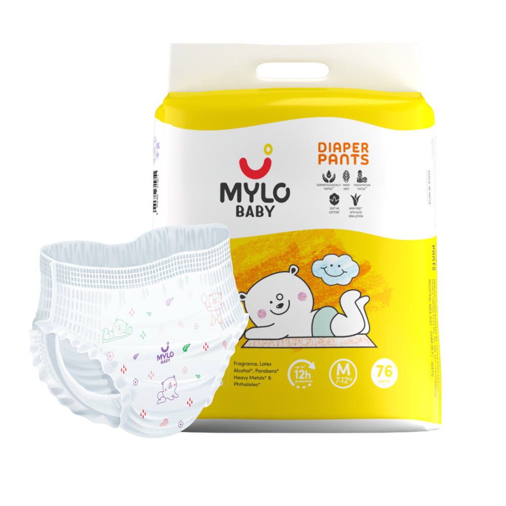 Mylo Baby Diaper Pants - Medium (76 Pcs)