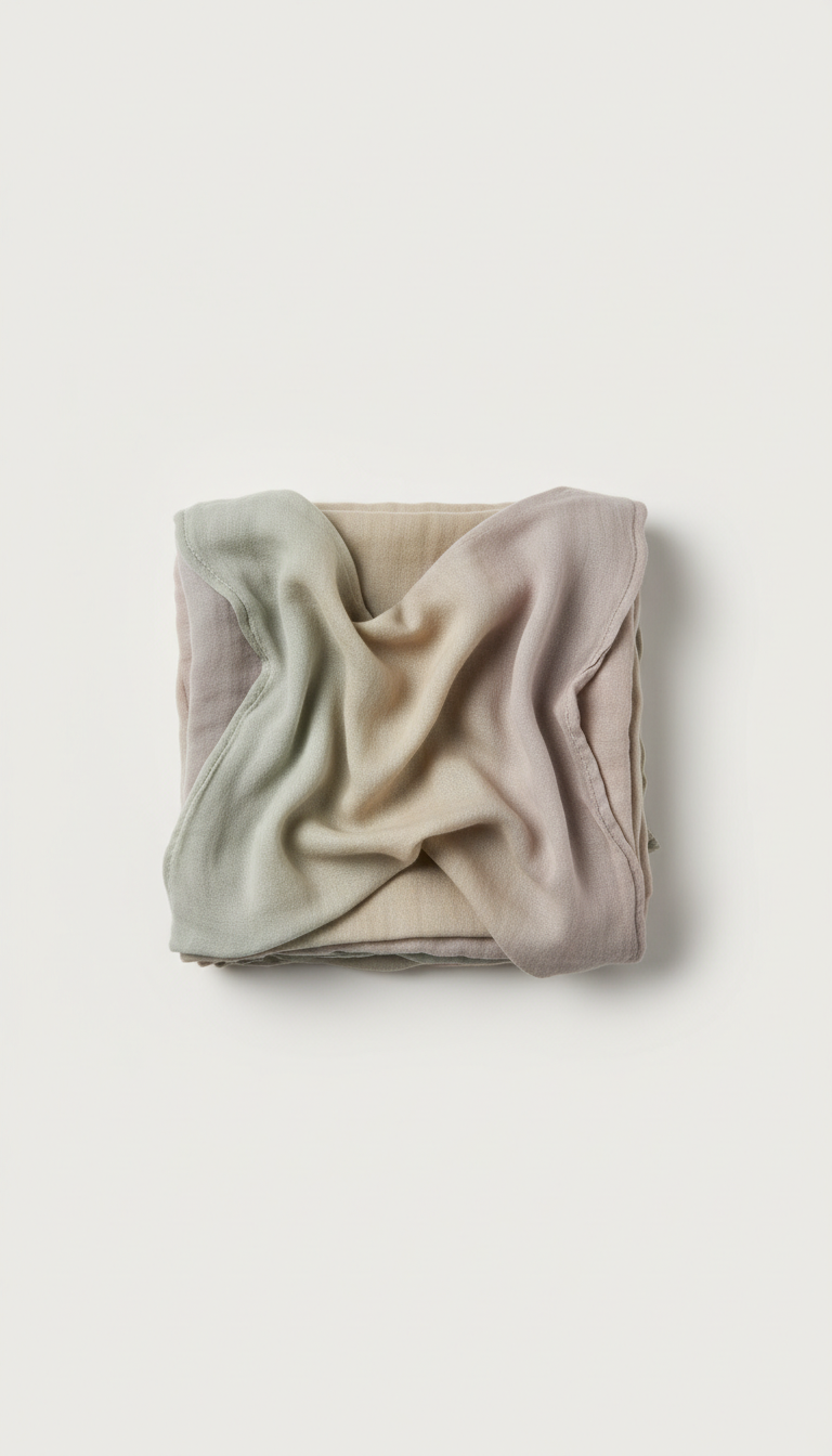 Bamboo swaddle blanket in sand