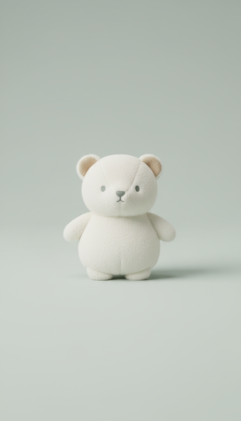 Soft plush newborn bunny toy