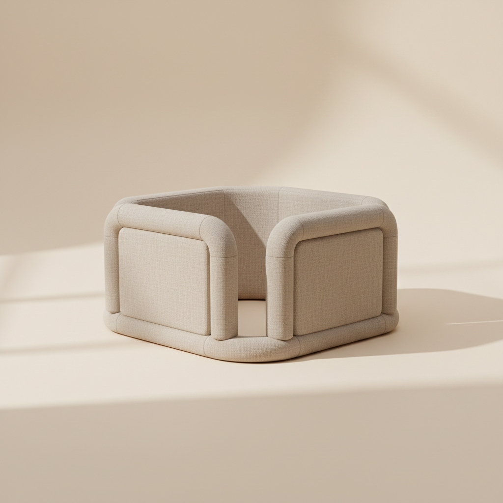 Baby Playpen in a soft neutral studio setting