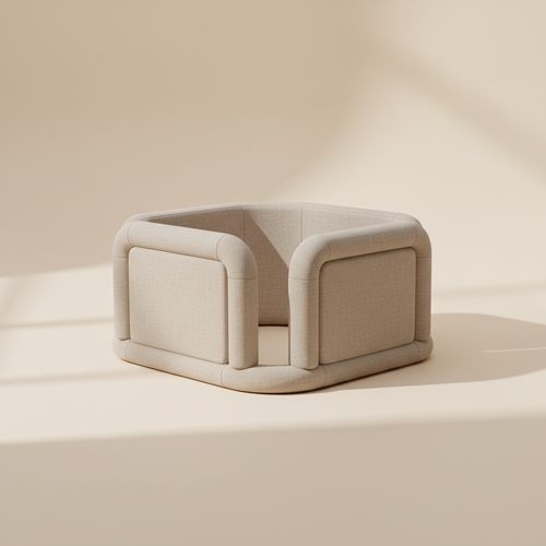 Baby Playpen in a soft neutral studio setting